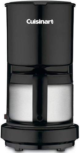 5. Cuisinart DCC-450BK 4 cup coffee maker.