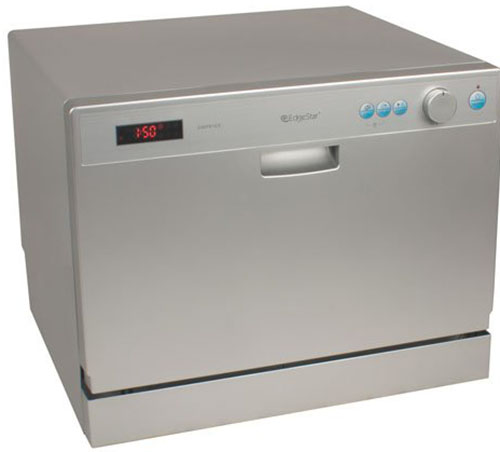 5. EdgeStar 6 Place Setting Countertop Portable Dishwasher