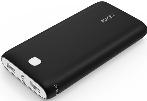 9. Aukey PB-N15 20000 mAh Dual-USB External Battery Charger
