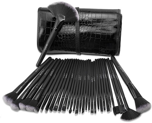 5. 32 Pieces Cosmetics Brushes Kit