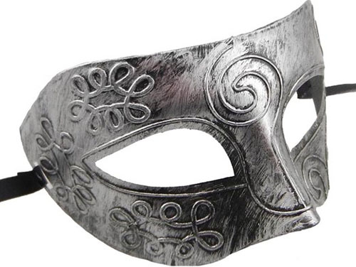 6. Men's Vintage Rome Half Face Mask