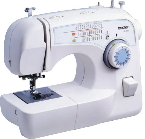 10. Brother XL-3750 Convertible 35- Stitch Free –Arm Sewing Machine With Quilting Table, 7 Presser Feet
