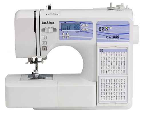 6.Brother HC1850 Computerized Sewing And Quilting Machine