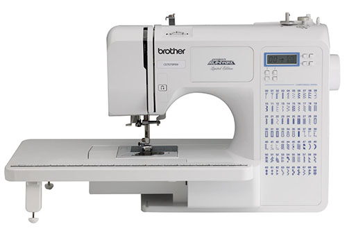 7. Brother Project Runaway CE7070PRW 70- Stitch Computerized Sewing Machine With Wide Table