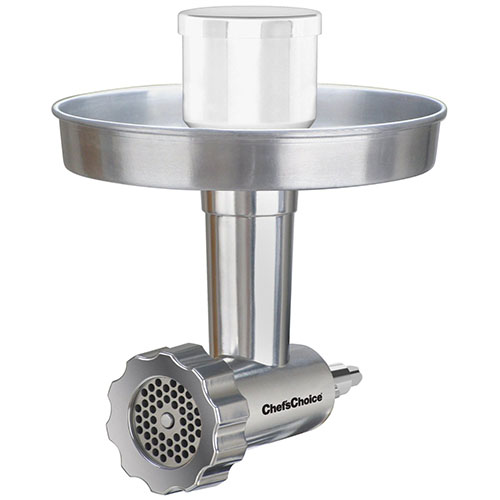 4. Chef's Choice 796 Premium Metal Food Grinder Attachment Designed for KitchenAid Stand Mixers