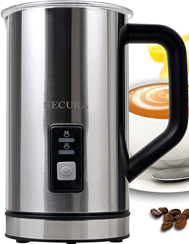 2. Secura Automatic Electric Milk Frother and Warmer 500ml
