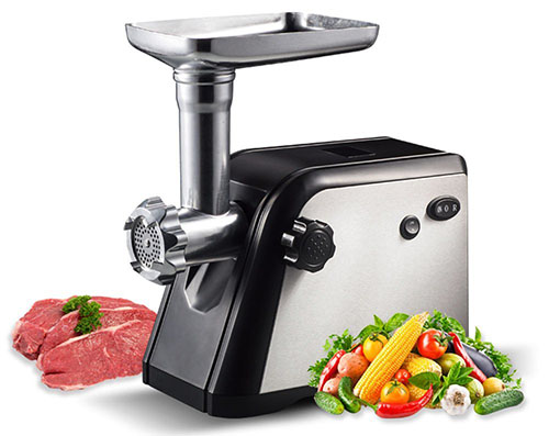 6. Homeleader 800W Electric Meat Grinder Mincer with Exchangeable 3 Cutting Plates