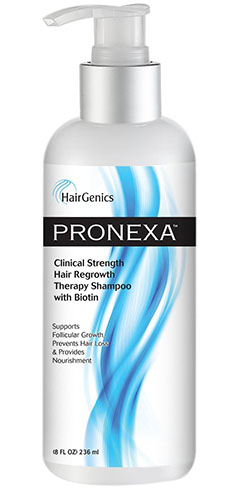 9. Pronexa by HairGenics – Clinical Strength Hair Growth & Regrowth Shampoo