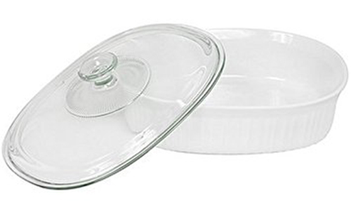 1. CorningWare 2-1/2-Quart Oval Casserole Dish