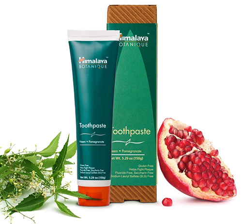 7. Neem and Pomegranate Fluoride-Free Toothpaste