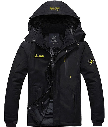 1. Wantdo Men's Waterproof Mountain Jacket