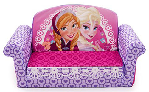 9. Marshmallow Furniture Disney Frozen Flip Open Sofa