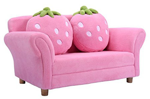 6. Costzon Kids Sofa Set Children Armrest Chair Lounge Couch Flip Open