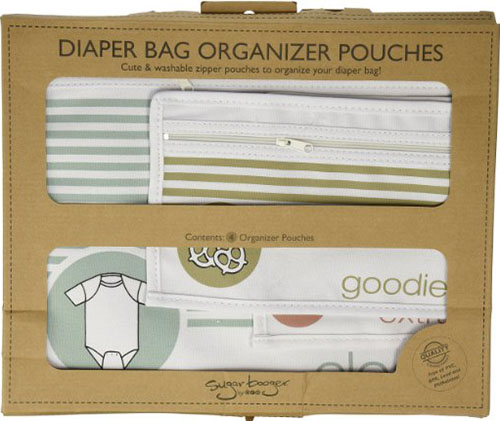 6. Sugarbooger Diaper Bag Organizer Pouches