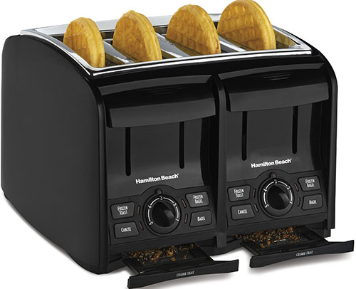 1 Hamilton Beach 4 Slice Cool Touch Toaster