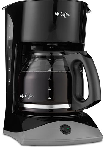 4. Mr. Coffee SK13 12 cup coffee maker.