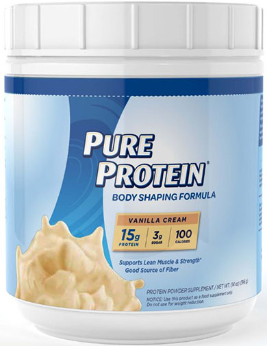 3. Pure Protein Natural Whey Protein 