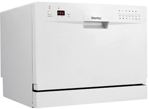 2. Danby DDW611WLED Countertop Dishwasher