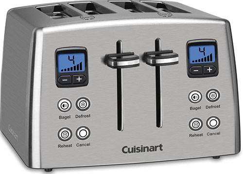 5Cuisinart CPT-435 Countdown 4-Slice Stainless Steel Toaster