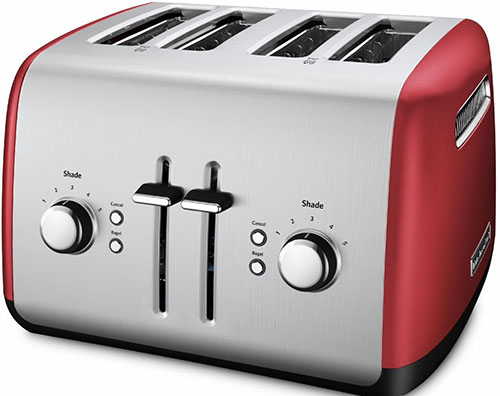 9KitchenAid Toaster with Manual High-Lift Lever, Empire Red
