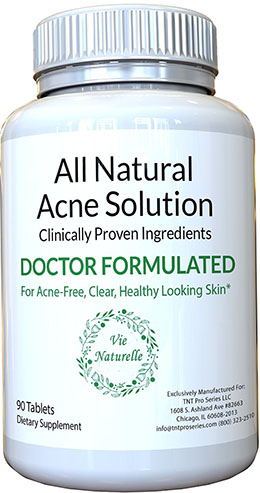 8. Vie Naturelle Acne Treatment Pills Supplement 