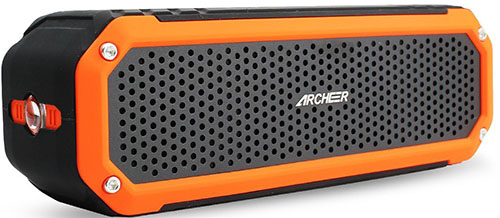 1. Archeer Orange A226 Portable Bluetooth Speaker