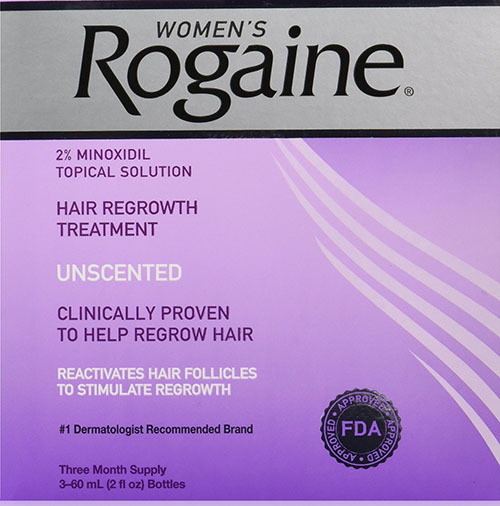 3. Rogaine Women’s Treatment for Hair Loss and Hair Thinning