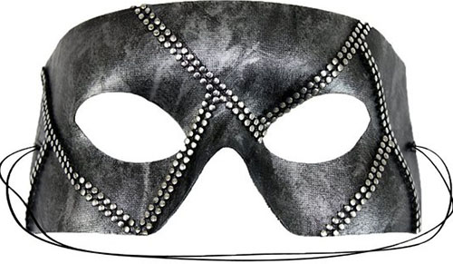 9. Rafe Silvery Masquerade Mask