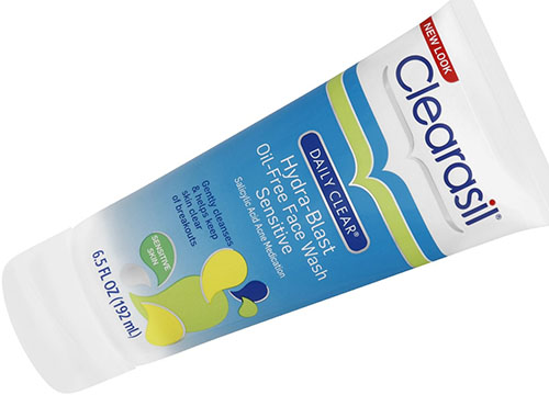 2. Clearasil Daily Clear Sensitive Acne Face Wash 