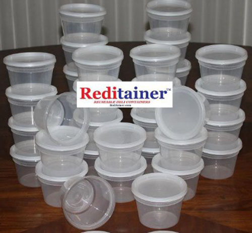 5. Reditainer Deli Food Storage Containers With Lid,16 Ounce, 36-Pack