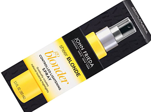 3. John Frieda Sheer Blonde Go Blonder Controlled Lightening Spray,