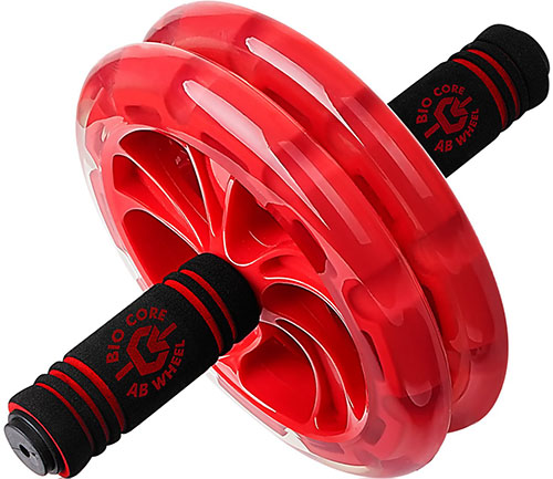 10. BIO Core Ab Roller- Fitness Wheel & Abdominal Carver To Workout, Exercise & Strengthen Your Abs & Core Plus, Get A FREE Pro Knee Mat To Supplement Your Training For A Limited Time