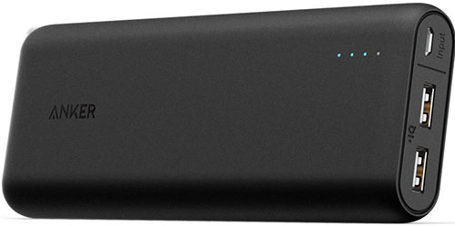 2. Anker 20000mAh Portable Charger PowerCore 20100