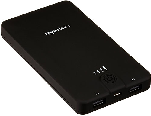 10. AmazonBasics Portable Power Bank