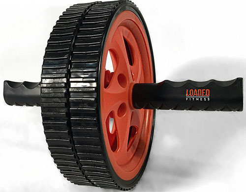 8.Ab Roller Wheel Fitness Roller Equipment For Home Gym Core Exercises & Strength Training From Reloaded Fitness , Use Anywhere, Burn Fat, Abdominal Strengthening, Portable, Includes Directions , Enhanced Workout