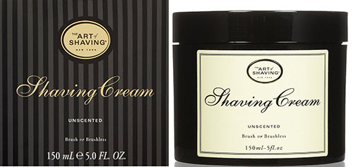 5. The Art of Shaving Shaving Cream, Unscented, 5 fl. oz.