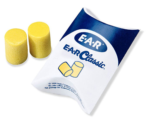 6. 3M E-A-R Classic Earplugs