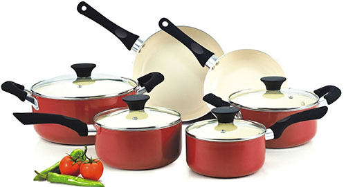 6. Nonstick Ceramic Cookware Set