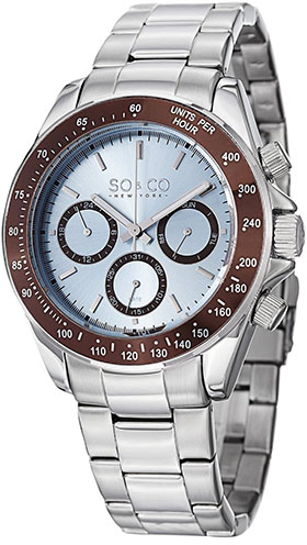 6. SO&CO New York Mens Specialty Dive Watch with Day & Date