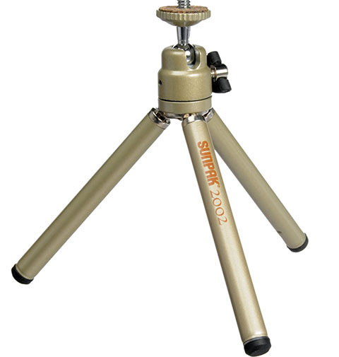 9. Sunpak 2002 Pocket Tripod