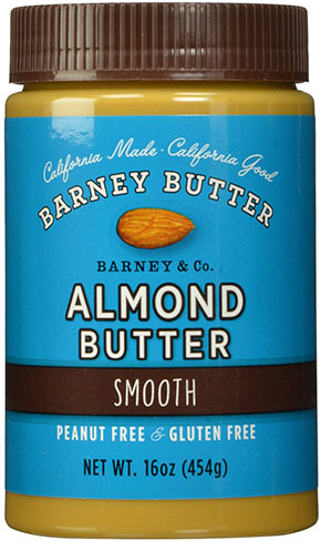 9. Barney Butter Smooth Almond Butter, 16-Ounce Jars (Pack of 3)