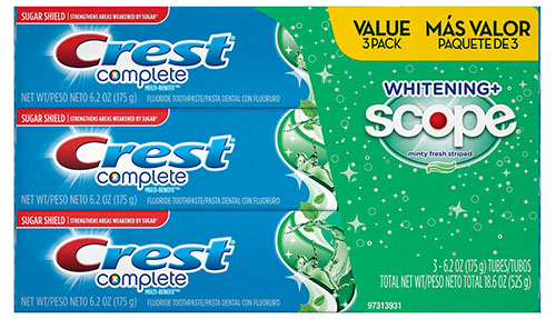 3. Gentle Whitening Toothpaste, 