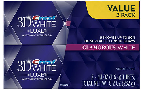 2. Crest 3D White Glamorous White