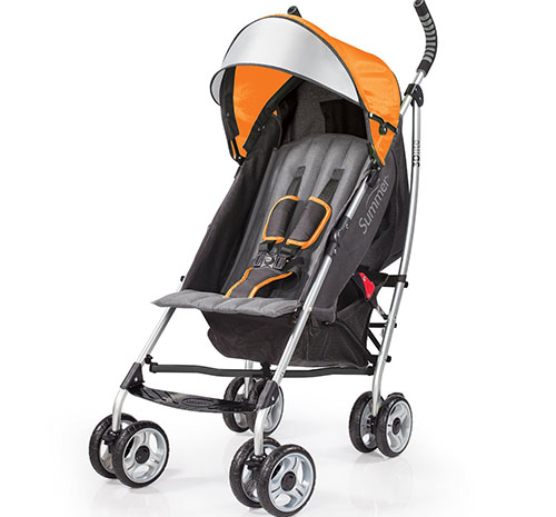 3. 3Dlite Convenience Stroller, Tangerine 