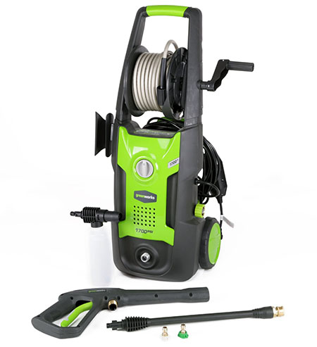 6. Electric Pressure Washer w/ Hose Reel