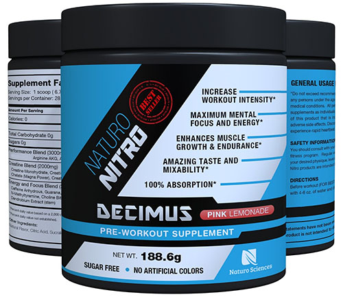 10. Naturo Nitro Pre-Workout Decimus