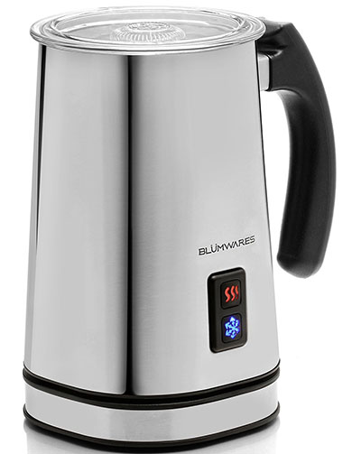 8. Blümwares Vienne Automatic Milk Frother, Warmer, Carafe, and Cappuccino Maker