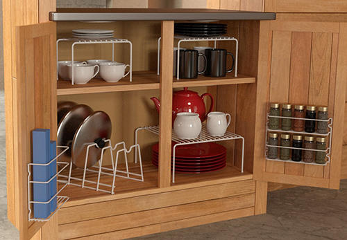 8. 6 Piece Cabinet organizer Set