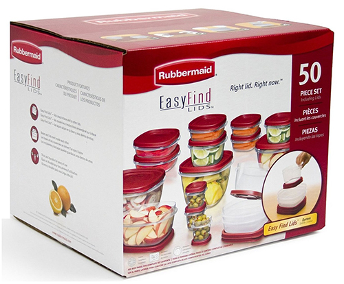 2. Rubbermaid 50-Piece