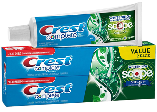 6. Crest Complete Fresh Breath Whitening Toothpaste